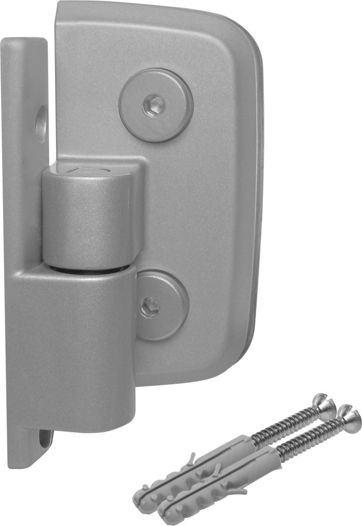 Dobradiça automática para box