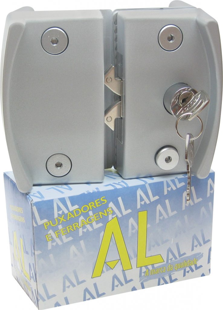 Fechadura para porta de vidro / vidro blindex