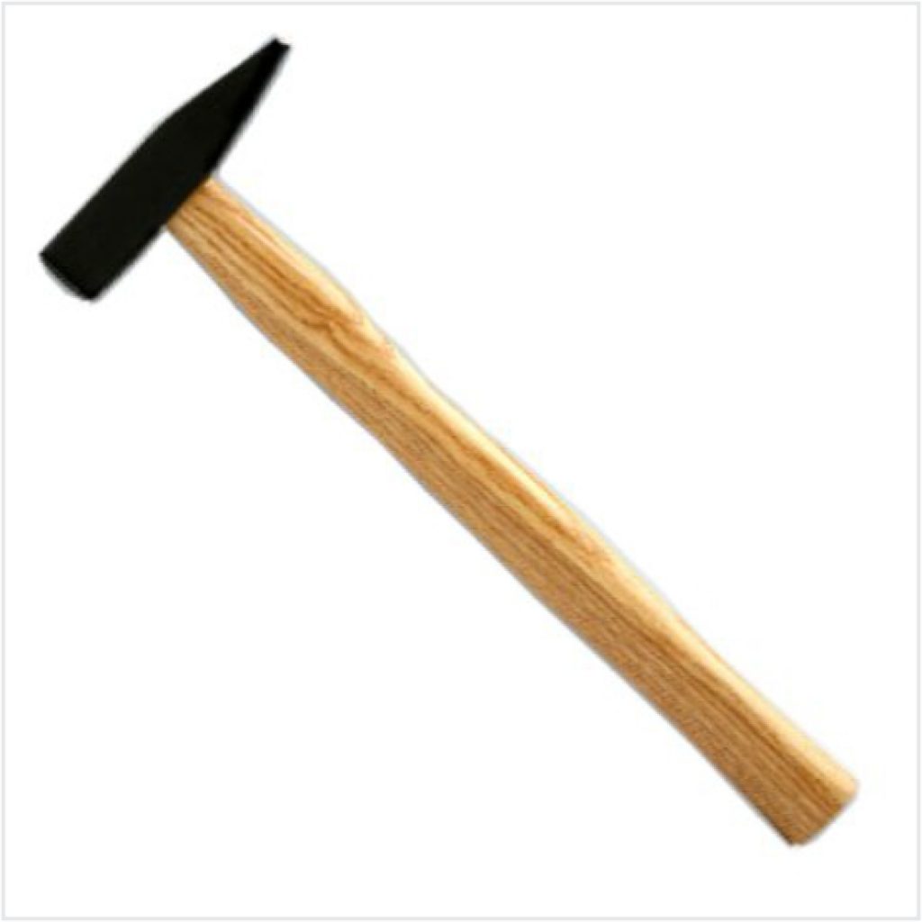 Ideal para pregar pregos finos, pinos ou tachas e a parte achatada para apontar pregos pequenos.