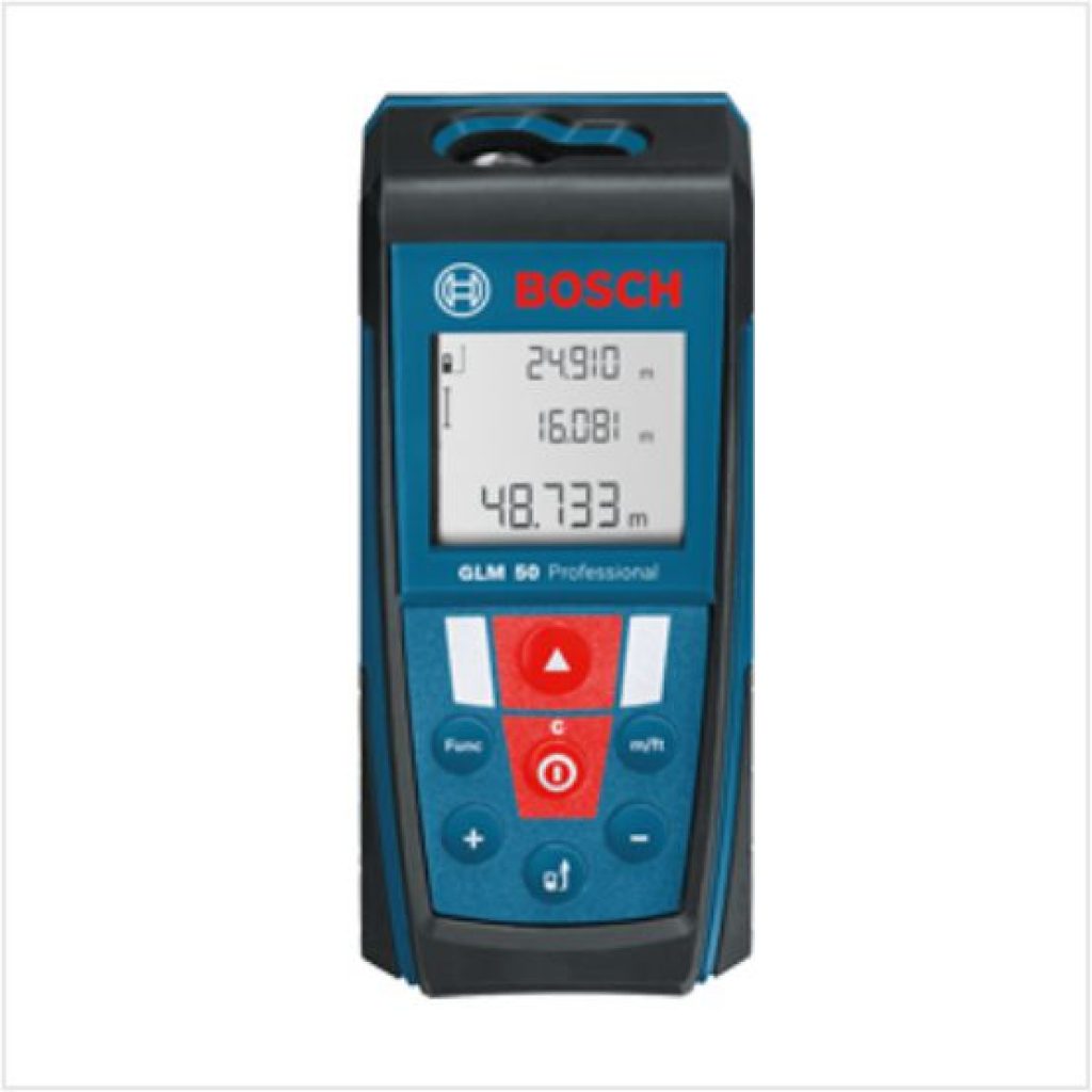A solução simples para a medição precisa de distâncias
Fácil de usar graças ao teclado intuitivo
Excelentes resultados de trabalho graças à elevada precisão de medição
Construção robusta com IP 54 para a utilização dura em estaleiros de obras
Mostrador grande com iluminação para excelente legibilidade
Protecção Softgrip em toda a volta para uma maior durabilidade
Elevada precisão de medição: ± 1,5 mm
Grande alcance: 50 m