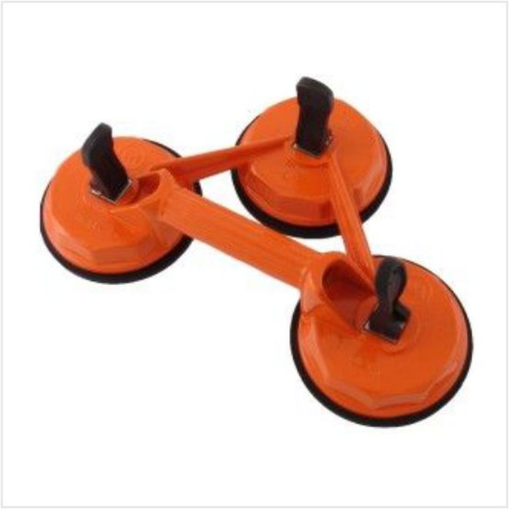 Ventosa utilizada para carregar vidros.

Material feito em plástico ABS.